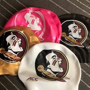 Nike FSU Florida State Seminoles Swim Caps